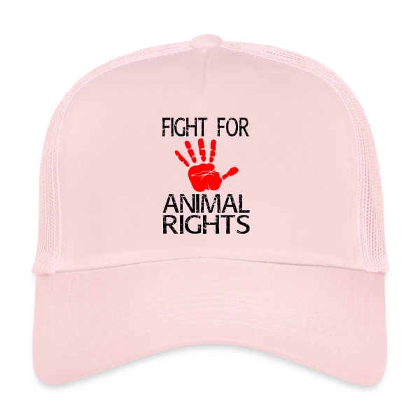 Défense Droits Animaux sur Casquette trucker