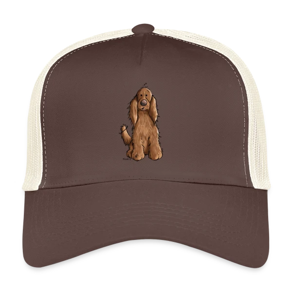 Cocker Spaniel en Position Assise - Dressage Chien sur Casquette trucker