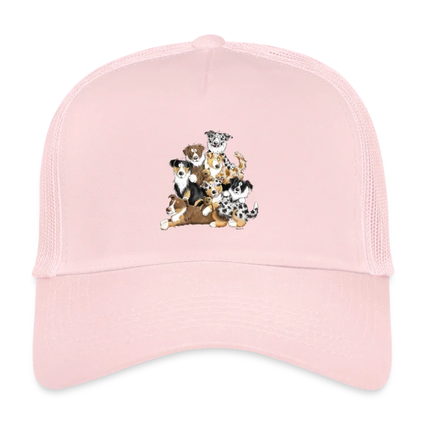 Berger Australien Rigolo : Le Chaos Adorable sur Casquette trucker