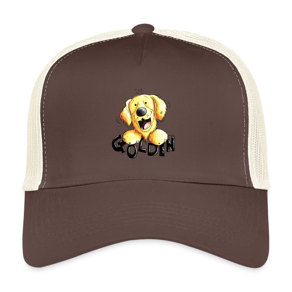 Golden Retriever Amusant - Mon Compagnon Fidèle sur Casquette trucker