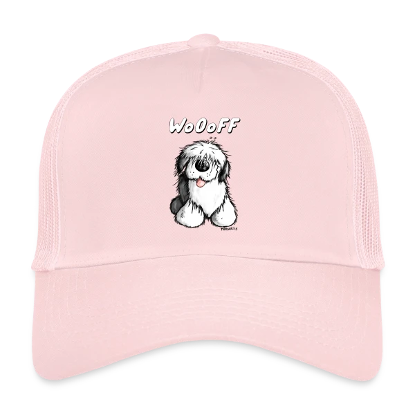 Woooff le Bobtail Rigolo sur Casquette trucker