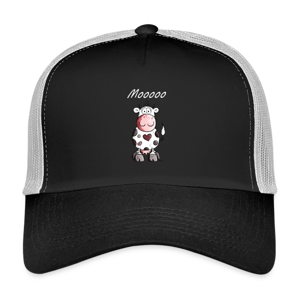 Mooo la Vache Rigolote sur Casquette trucker