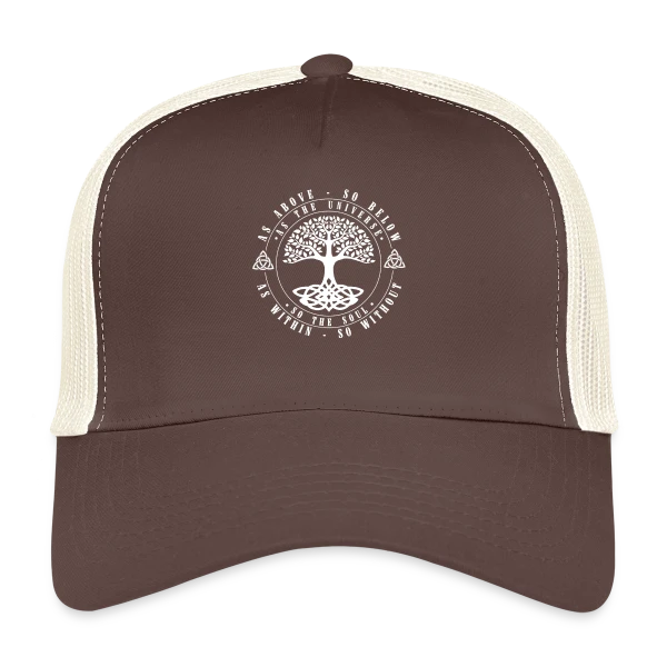 Arbre de Vie Celtique : Vie et Mort sur Casquette trucker