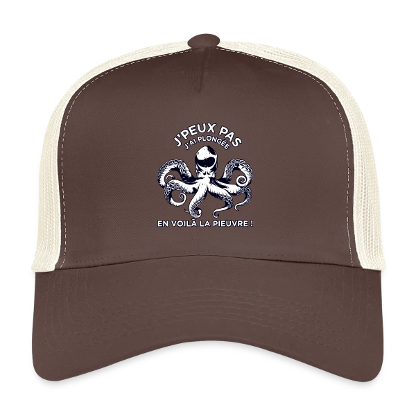 J'peux pas J'ai Plongée ! | T-Shirt Passion Sous-Marine sur Casquette trucker