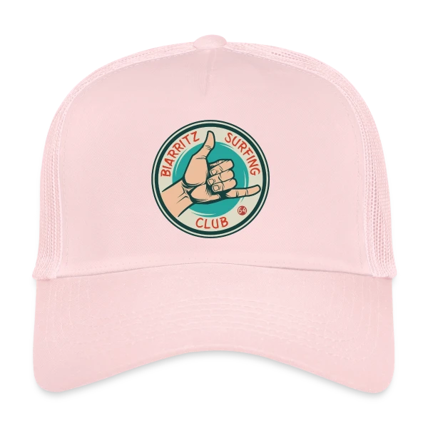 Biarritz Surfing Club | T-Shirt Onde & Style Basque sur Casquette trucker