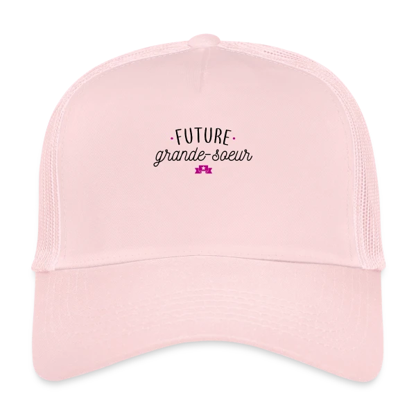 Future Grande Sœur : Annonce Originale & Cadeau Mignon sur Casquette trucker
