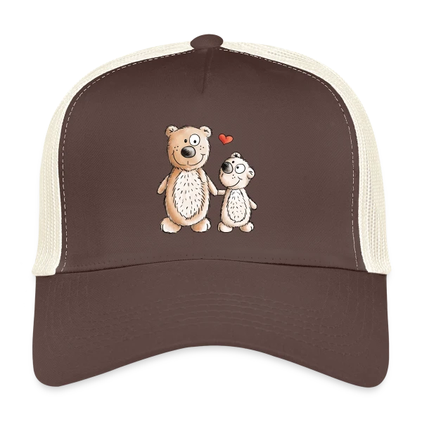 Amour Oursons Câlins sur Casquette trucker