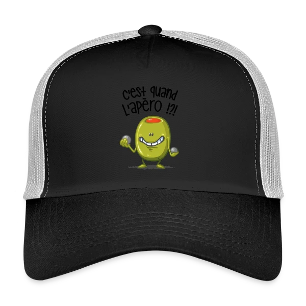 L'Apéro, c'est quand ? sur Casquette trucker