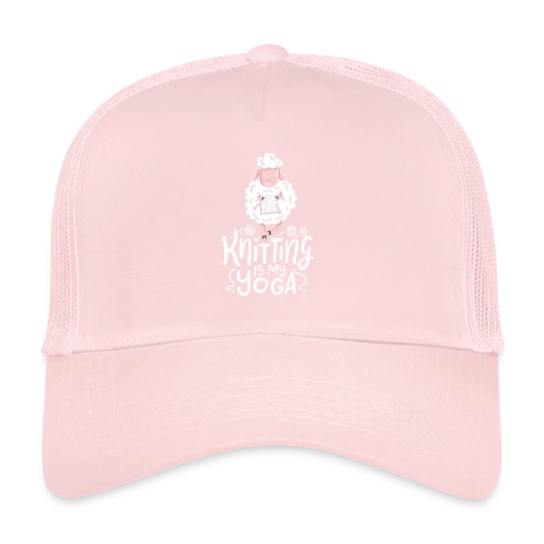 Tricot & Yoga: Knitting Is My Yoga sur Casquette trucker