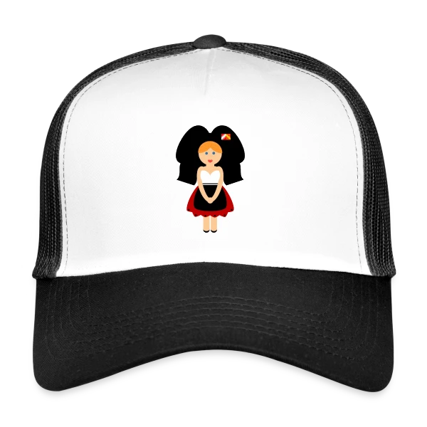 Petite Alsacienne Mignonne sur Casquette trucker