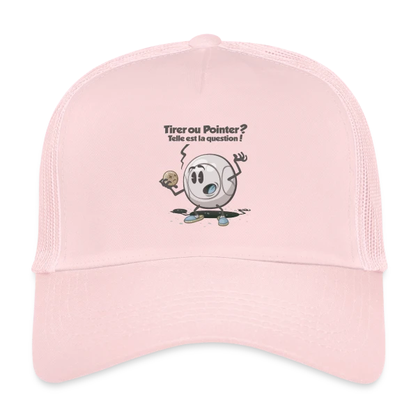 Pétanque : Tirer ou pointer ? sur Casquette trucker