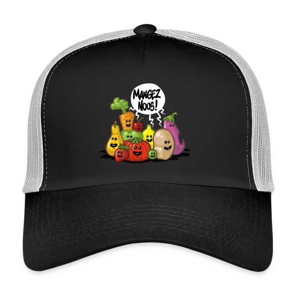 Fruits et Légumes Frais sur Casquette trucker