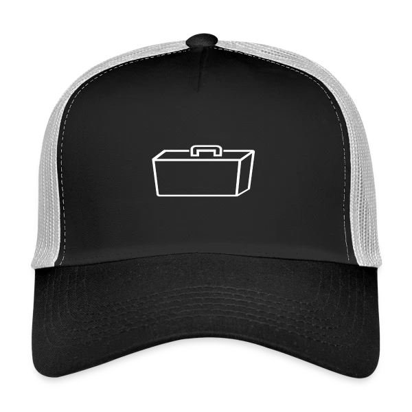 Valise Blanche Épurée sur Casquette trucker