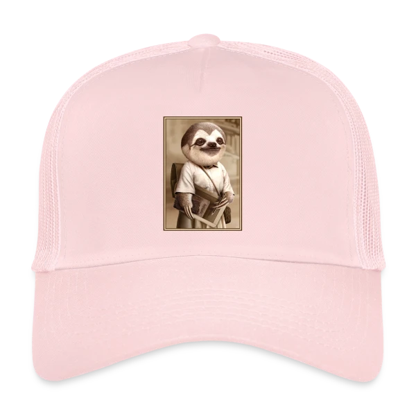 Le Paresseux Écolier sur Casquette trucker