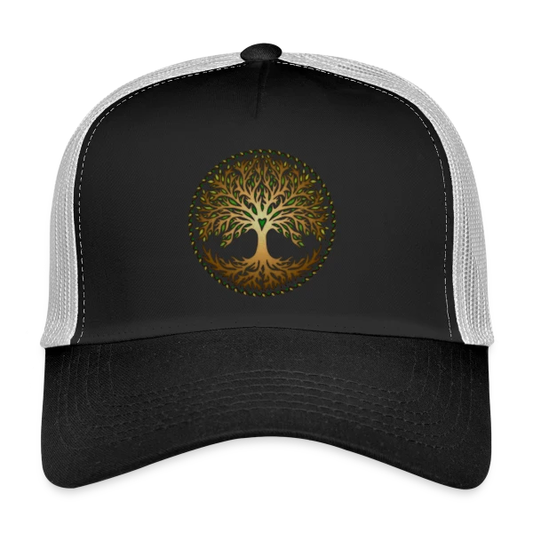 Yggdrasil: Arbre de Vie Celtique & Nordique sur Casquette trucker