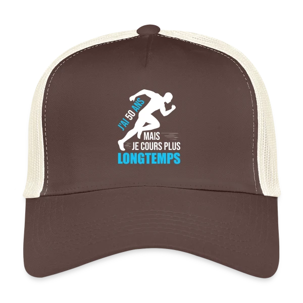 Coureur 50 Ans - Running Papa Papi Toujours en Forme sur Casquette trucker