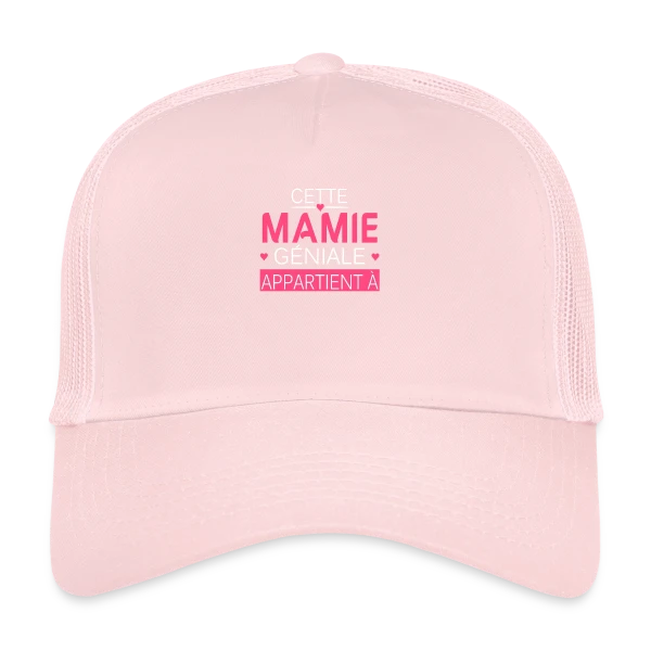 Cette Mamie Géniale Appartient à... - Cadeau Personnalisé sur Casquette trucker