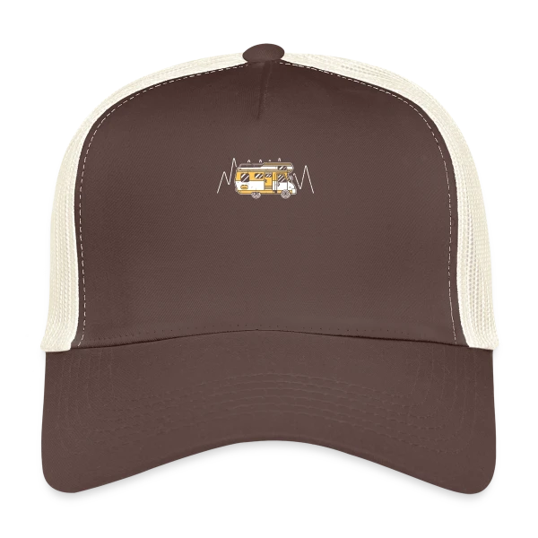 Esprit Camping et Aventure sur Casquette trucker