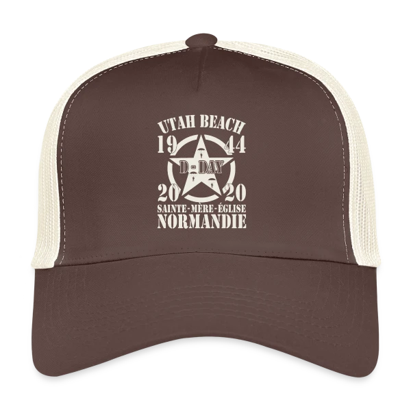D-Day Normandie 1944 - Hommage Utah Beach sur Casquette trucker