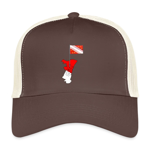 Drapeau Alsace Emblème Régional sur Casquette trucker