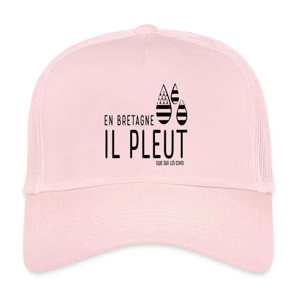 Bretagne Pluie Humour sur Casquette trucker