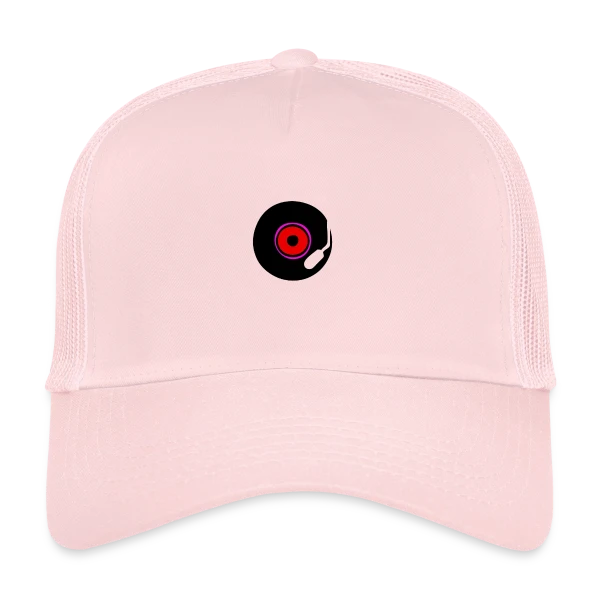 Disque Vinyle Old School 80s sur Casquette trucker