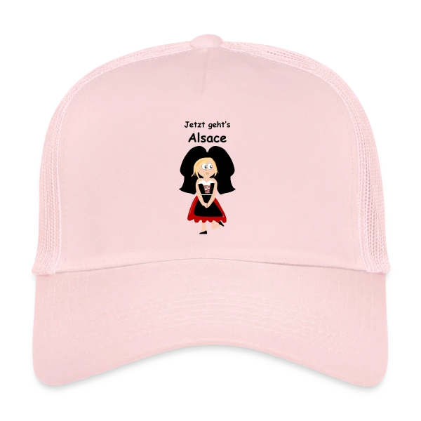 Alsacienne Traditionnelle Joyeuse sur Casquette trucker
