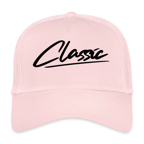 Typographie "Classic" Élégante sur Casquette trucker