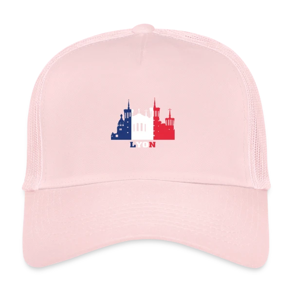 Lyon Monuments Drapeau sur Casquette trucker