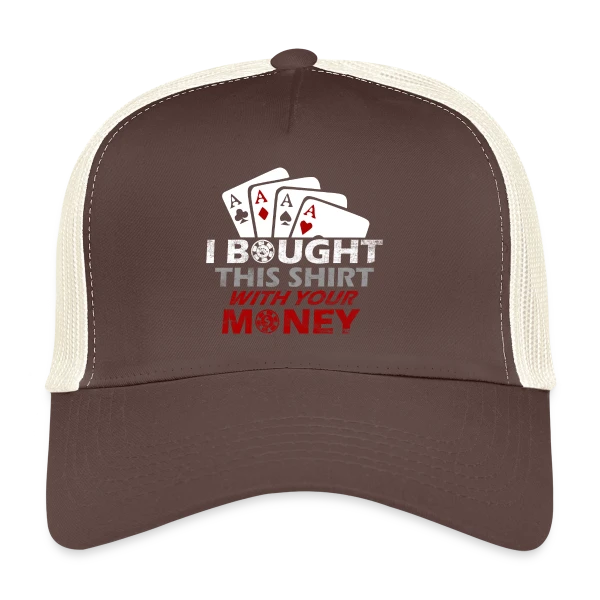 Poker Star: Design Casino Gagnant sur Casquette trucker