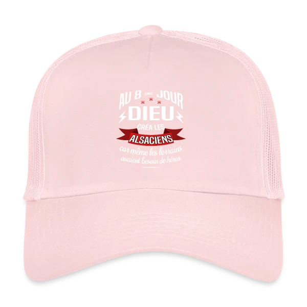 Fierté Alsacienne Étoilée sur Casquette trucker