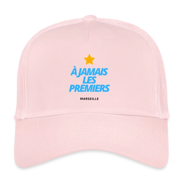 OM À Jamais Les Premiers (Bleu) sur Casquette trucker