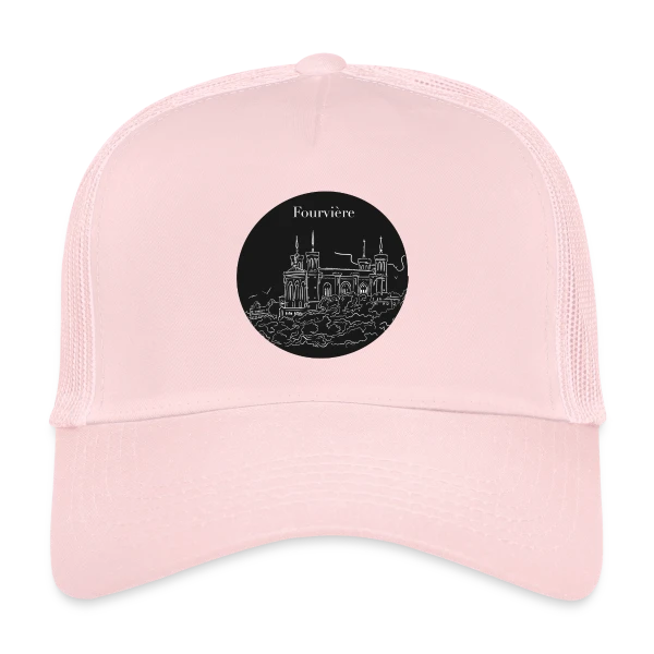 Basilique Fourvière Nuit sur Casquette trucker