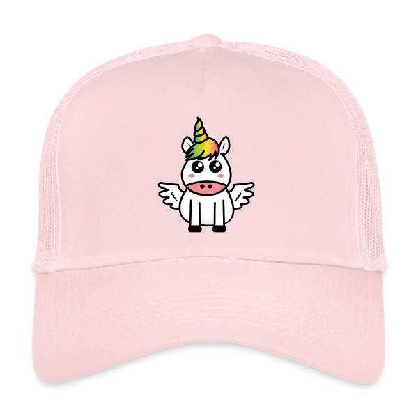 Licorne Kawaii : Féérique et Magique sur Casquette trucker