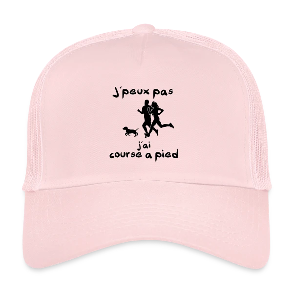 J'peux pas, j'ai Course à Pied (Jogging, Running) sur Casquette trucker