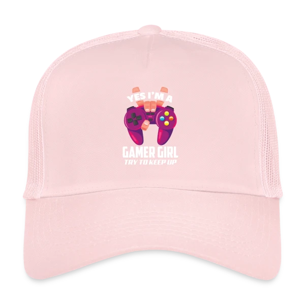 Gamer Girl : Les Filles Aussi Zappent ! sur Casquette trucker