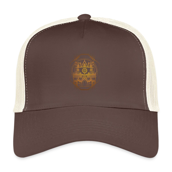 Cathédrale Lyon Géométrique sur Casquette trucker