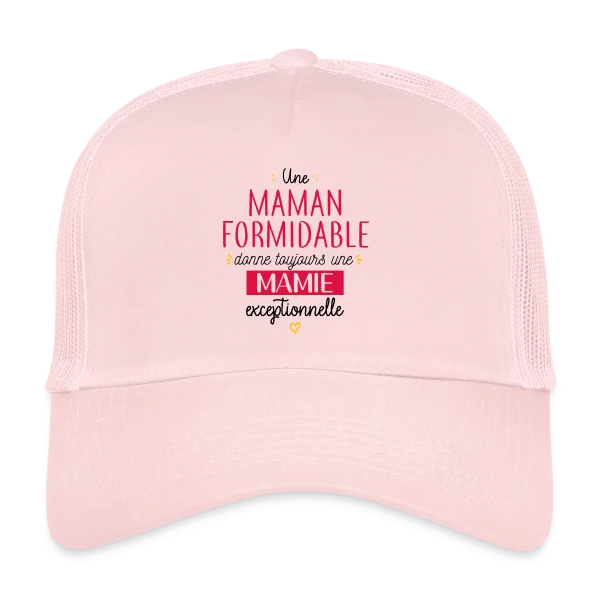 Mamie Exceptionnelle sur Casquette trucker