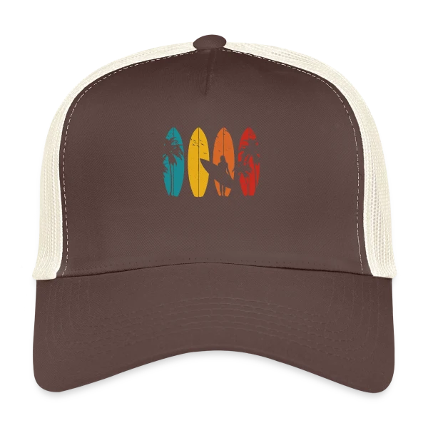 Surfeur Vintage | Cadeau Rétro sur Casquette trucker