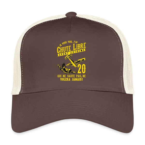 Chute Libre : Adrénaline et Sport Extrême sur Casquette trucker