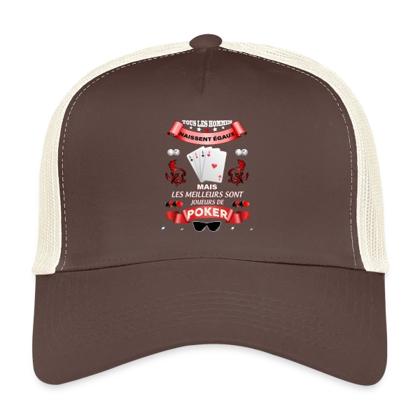 Le Meilleur Joueur de Poker sur Casquette trucker