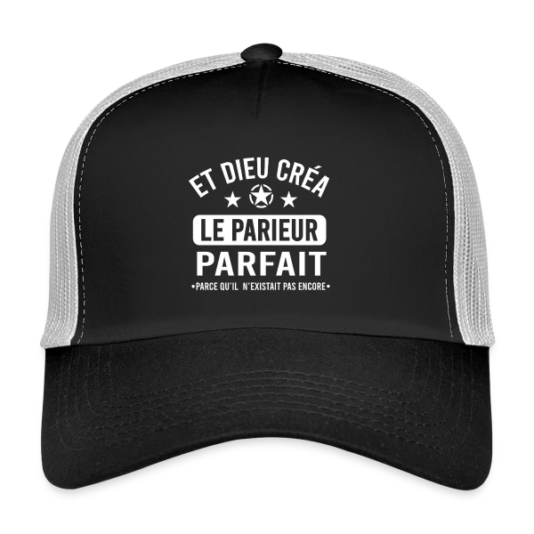 Parieur Sportif Pro sur Casquette trucker