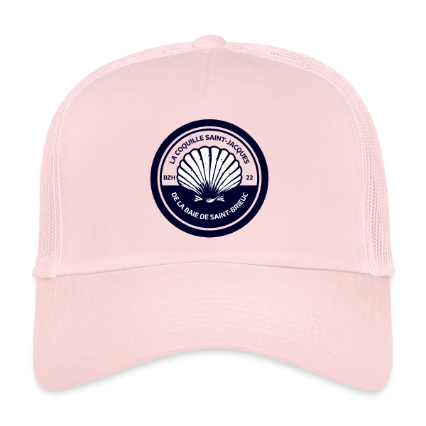 Coquille Saint-Jacques Baie de Saint-Brieuc sur Casquette trucker