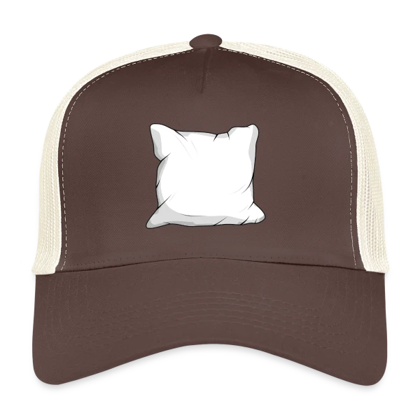 Cocon Douillet Blanc sur Casquette trucker