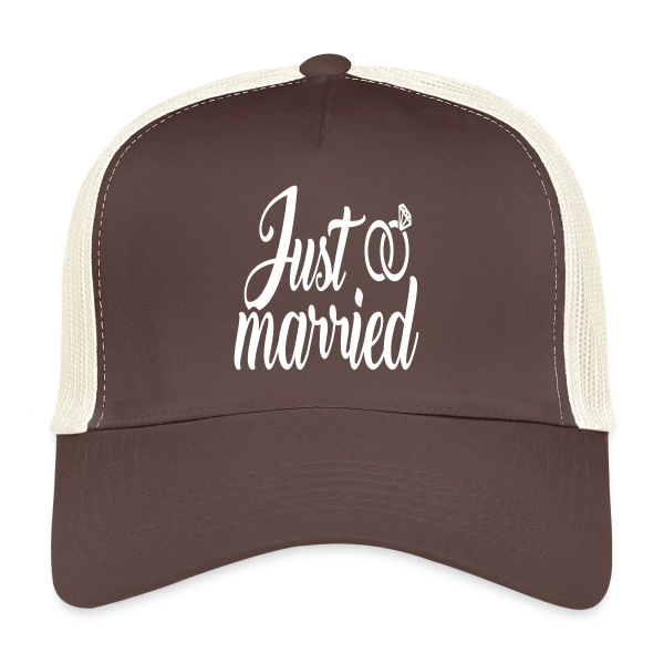Just Married sur Casquette trucker