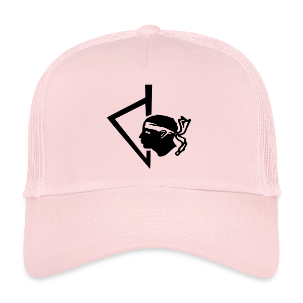 Tête de Maure Corse Classique sur Casquette trucker