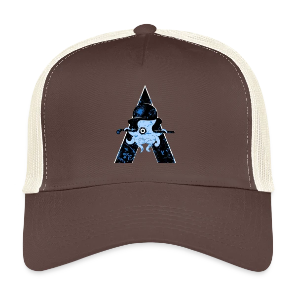Pieuvre Mécanique : Style Steampunk sur Casquette trucker