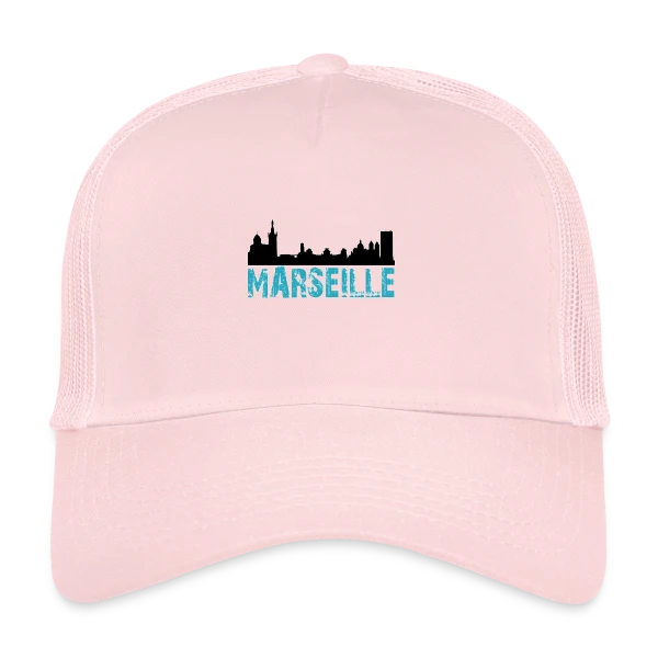 Skyline Marseille Urbaine sur Casquette trucker