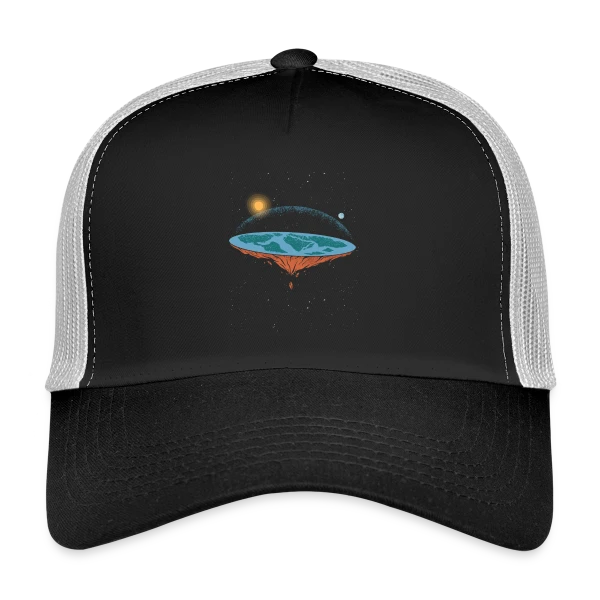 Terre Plate Univers sur Casquette trucker
