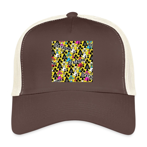 Motif Pop Art Bretagne sur Casquette trucker